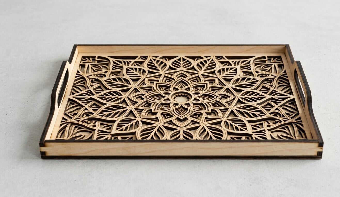 Motif Découpe Laser et Fraiseuse Numérique (CNC)